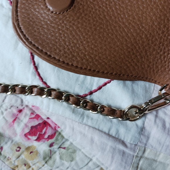 Tory Burch Camel Leather Crossbody Bag - Picture 7 of 15